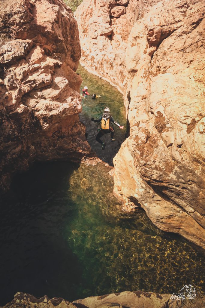 Stage canyoning saut vasque sejour canyon